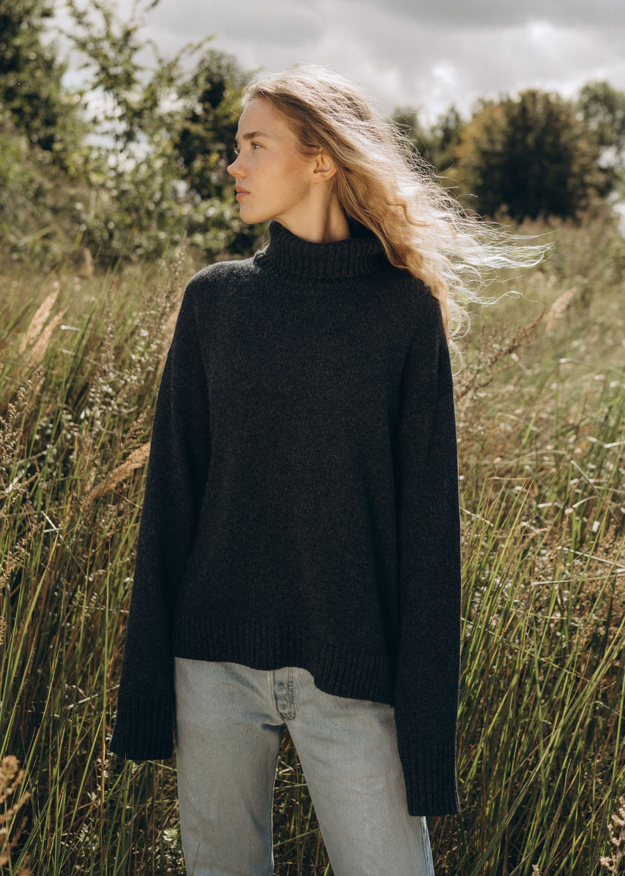 Strickpullover LÜÜTJE Anthracite