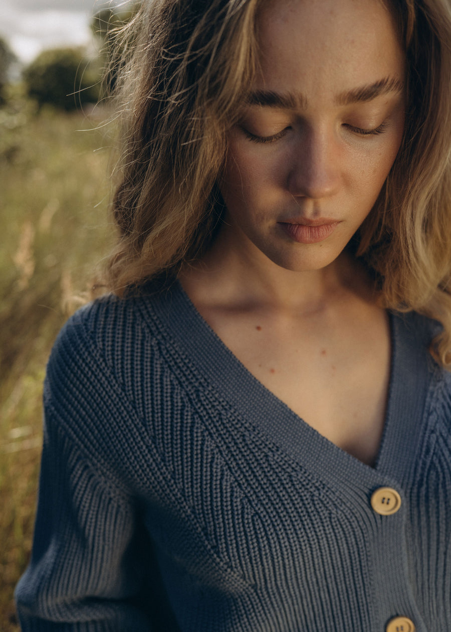Strickjacke ANNALOTTA BalticBlue