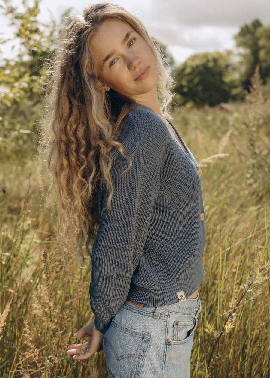 Strickjacke ANNALOTTA BalticBlue