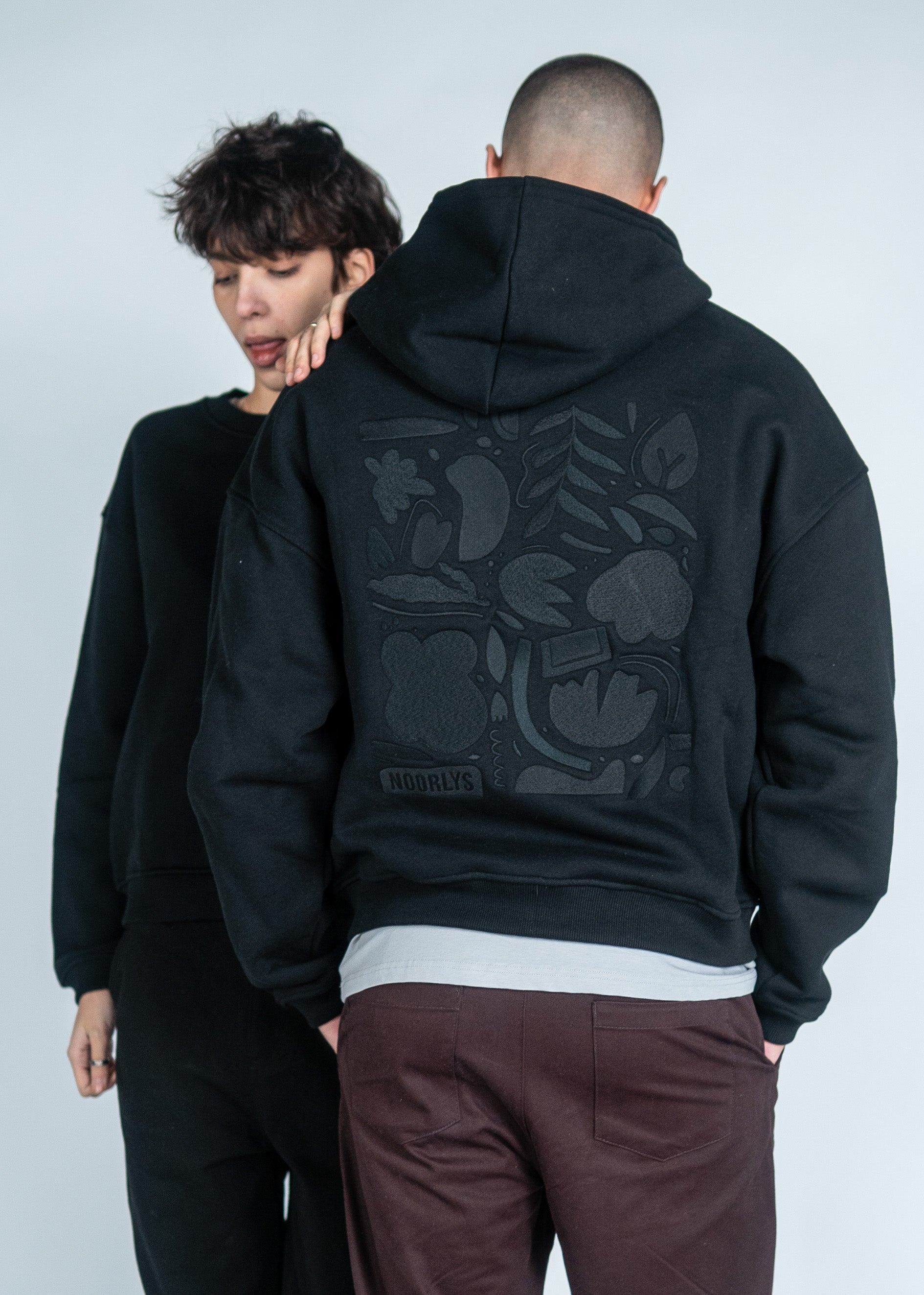 Heavy-Sweatjacke PUNDIG Black