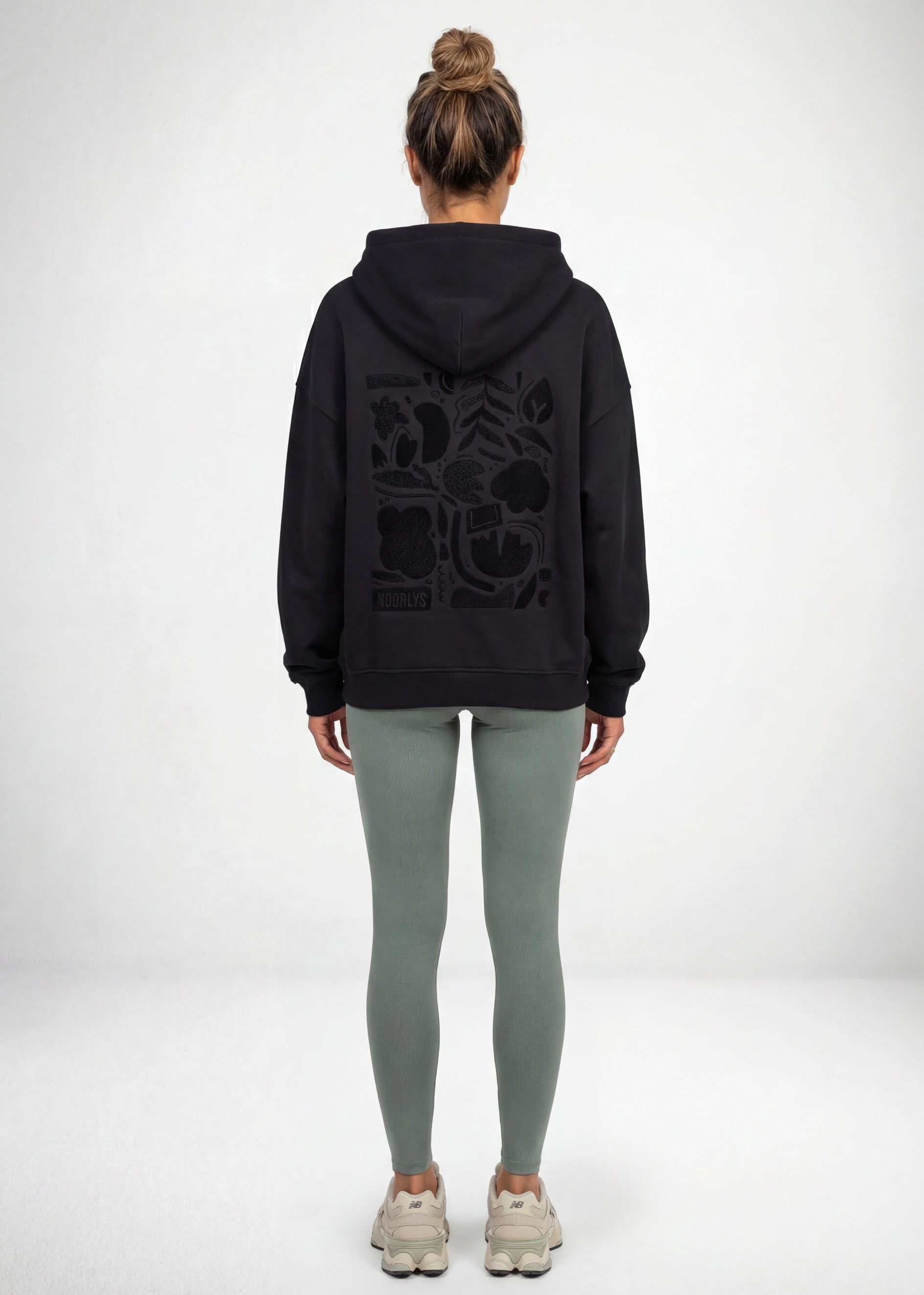 Boxy Heavy-Sweat Hoodie PUNDIG Black