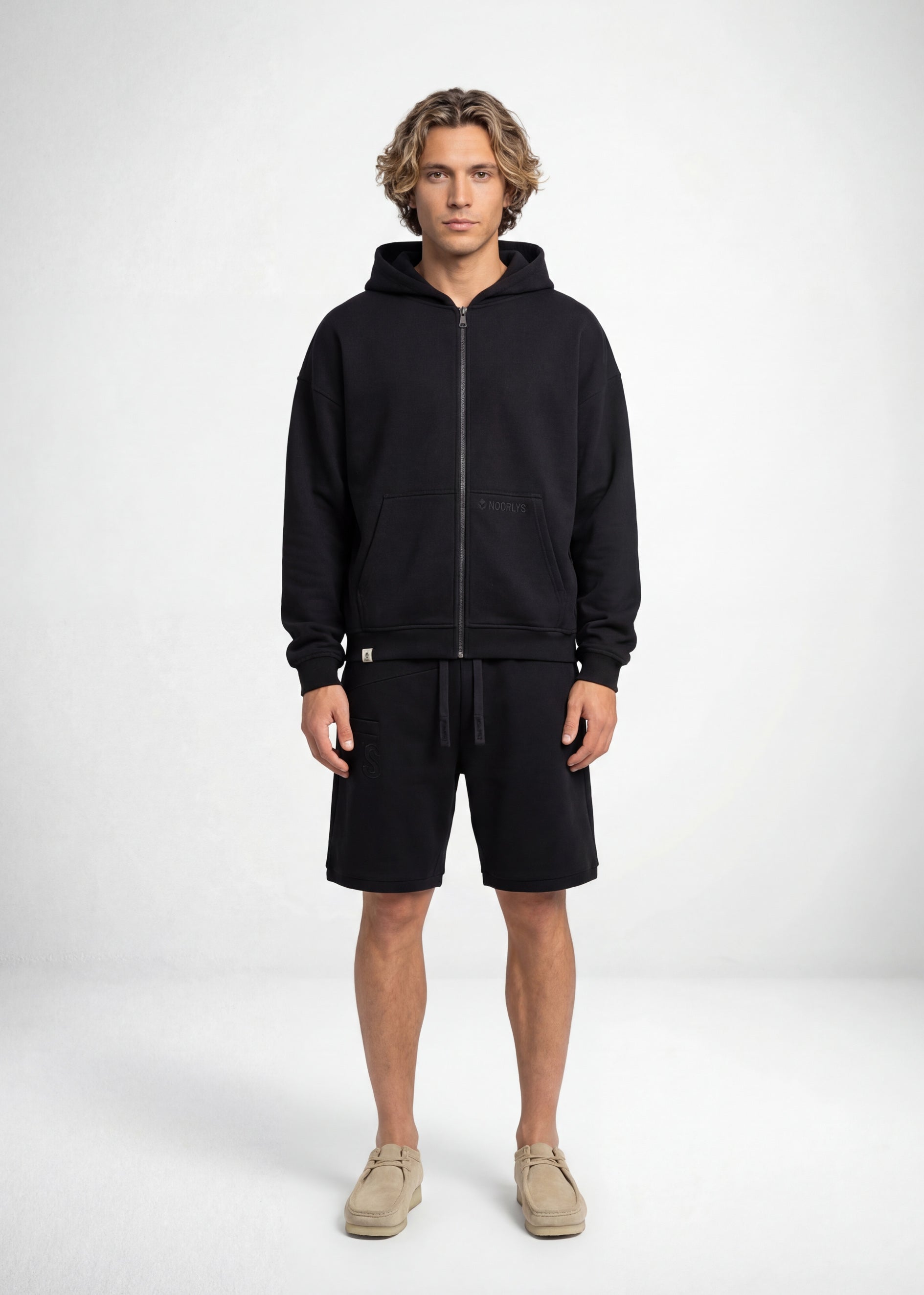 Heavy-Sweatjacke PUNDIG Black