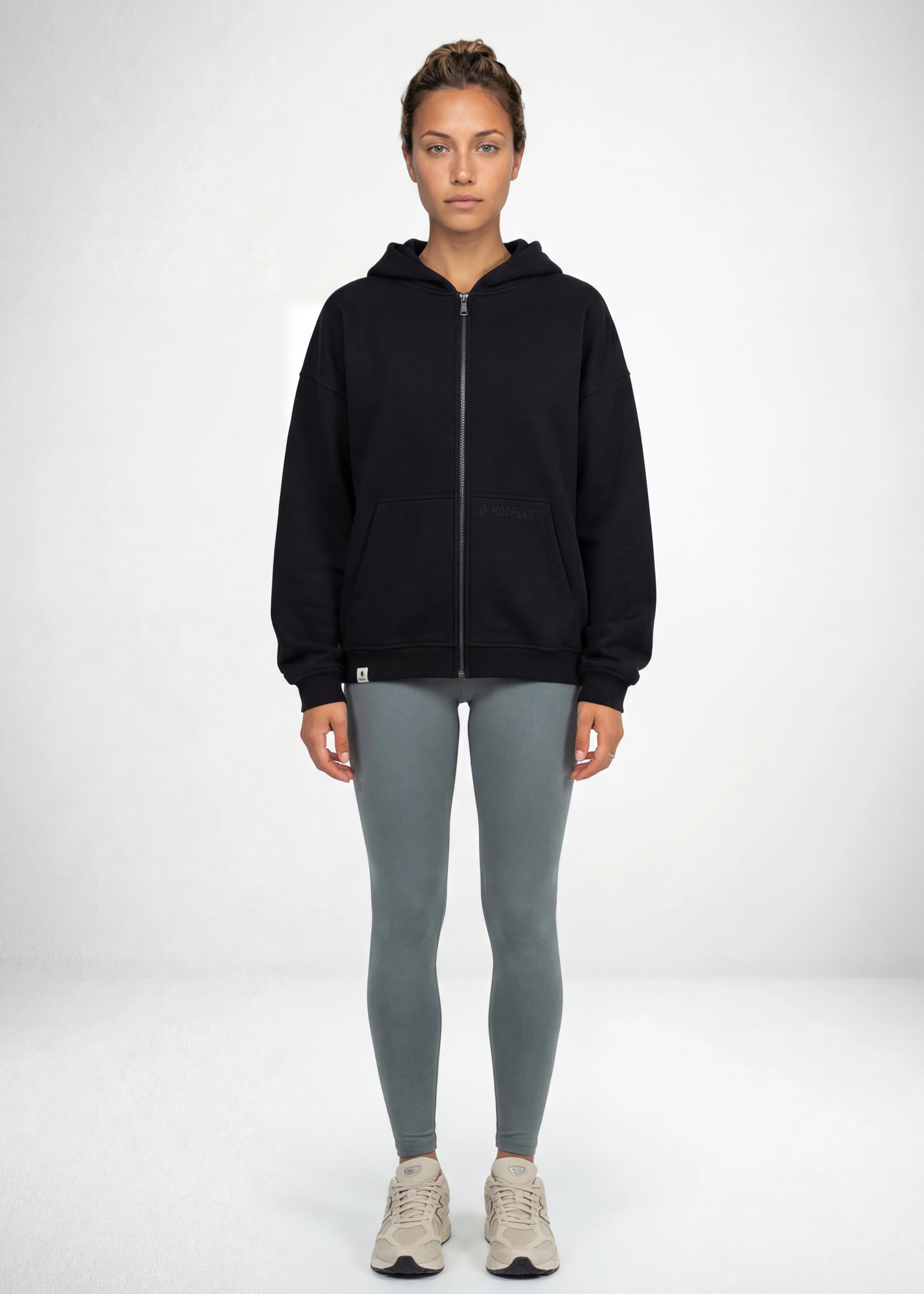 Heavy-Sweatjacke PUNDIG Black