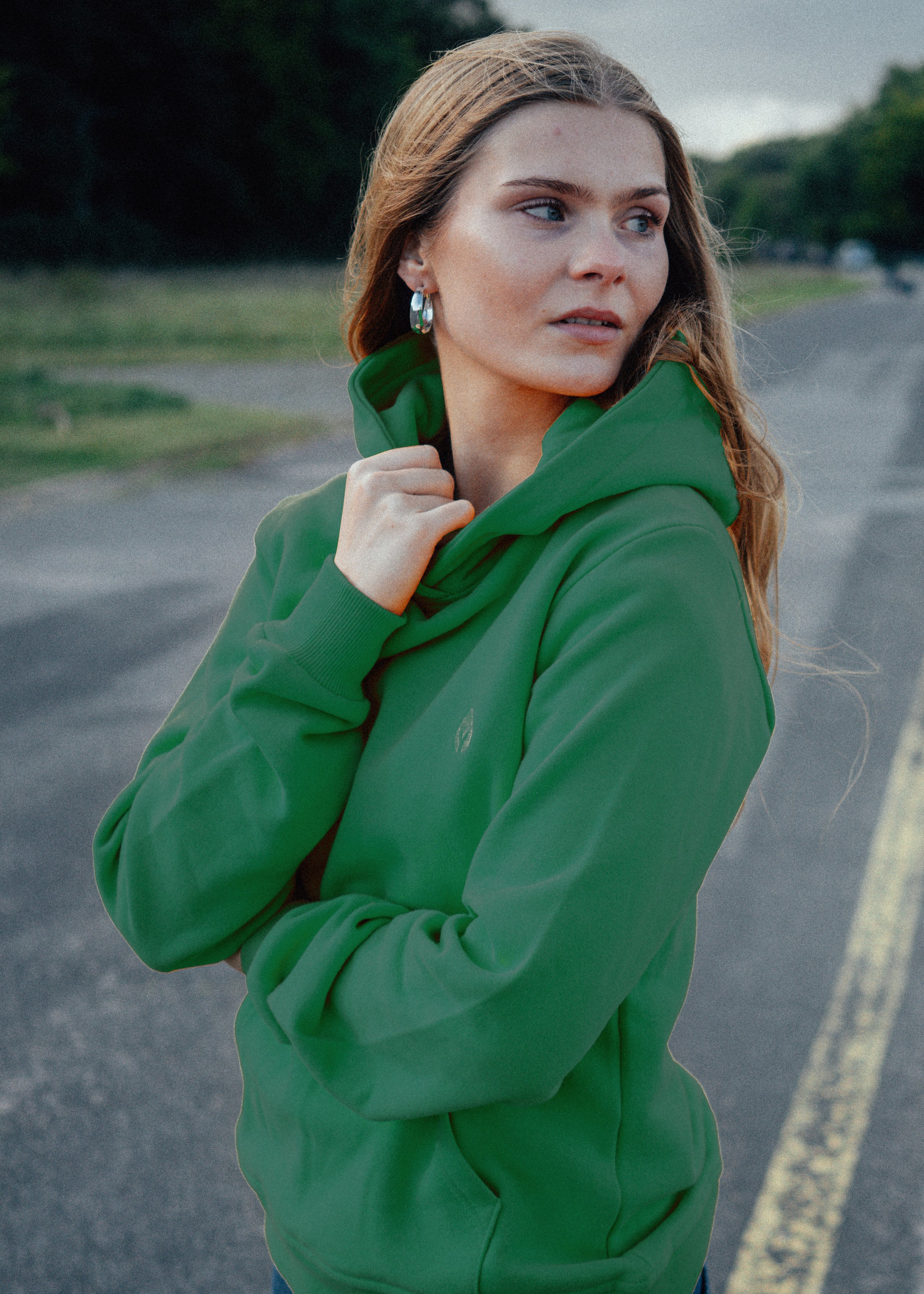 Unser Model Maike ist <strong>176 cm</strong> groß und trägt <strong>Größe S</strong>.#