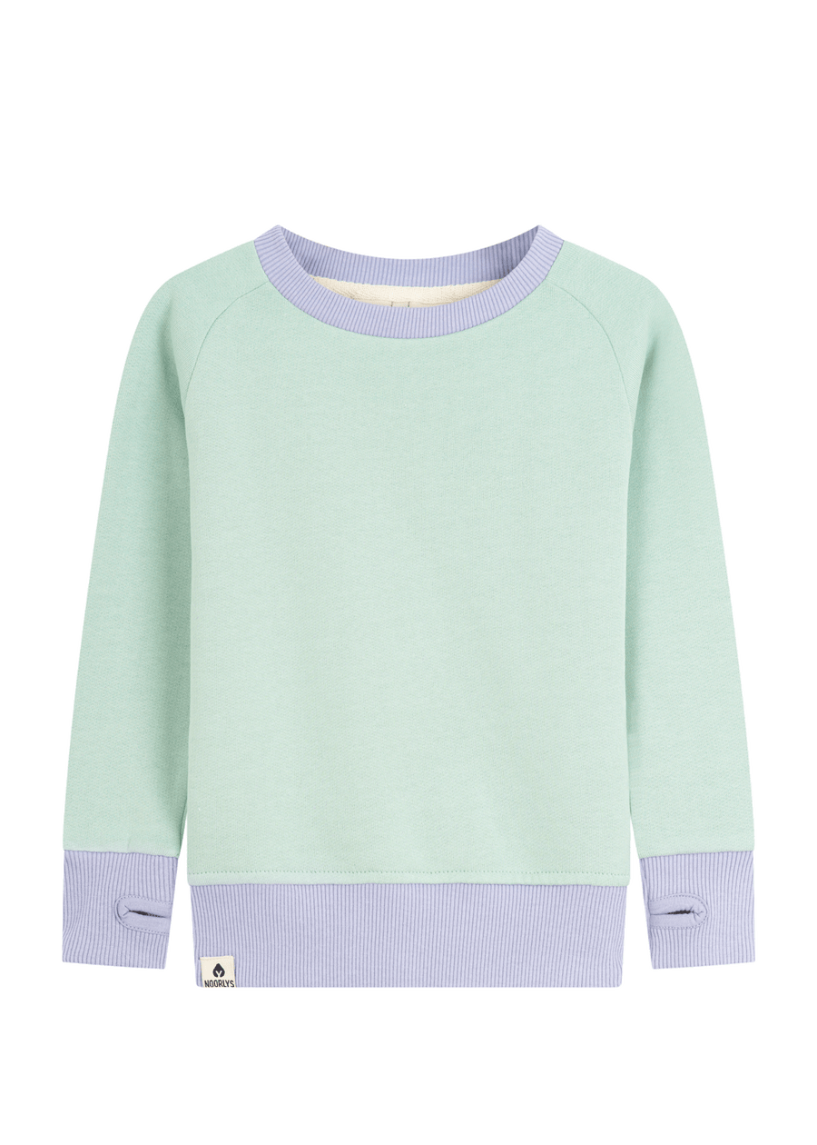 GOTS Sweater LAPSI SilverBlue