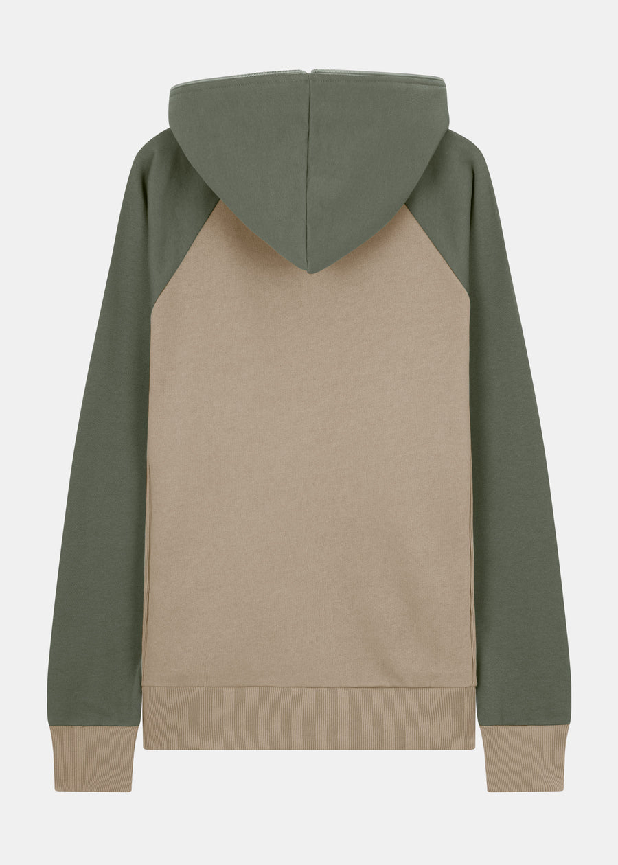 Hoodie AX-1 LaurelOak/ForestGreen