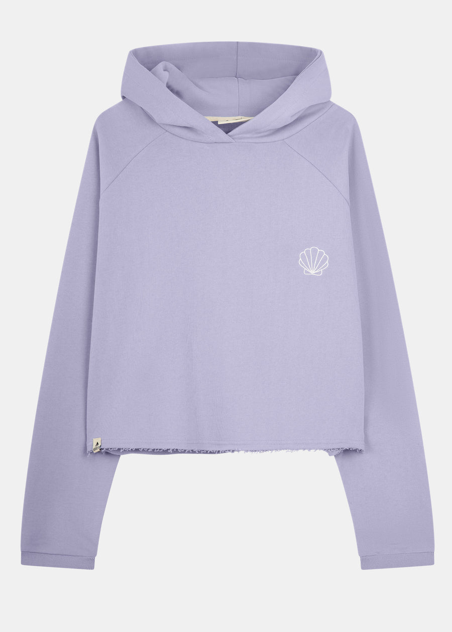 Cropped-Hoodie CONCHA PersianViolet
