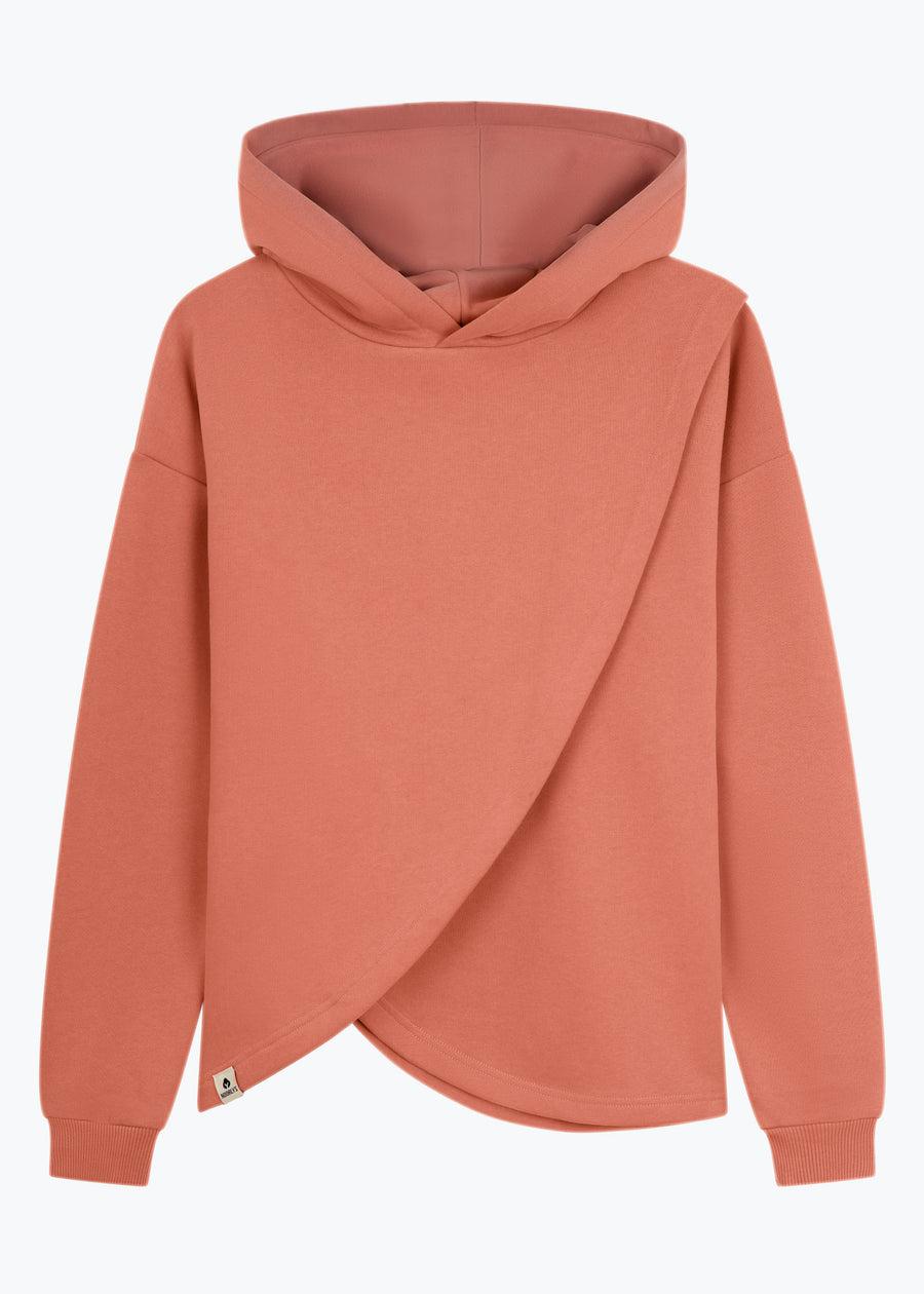 Hoodie VINGER LightMahagony