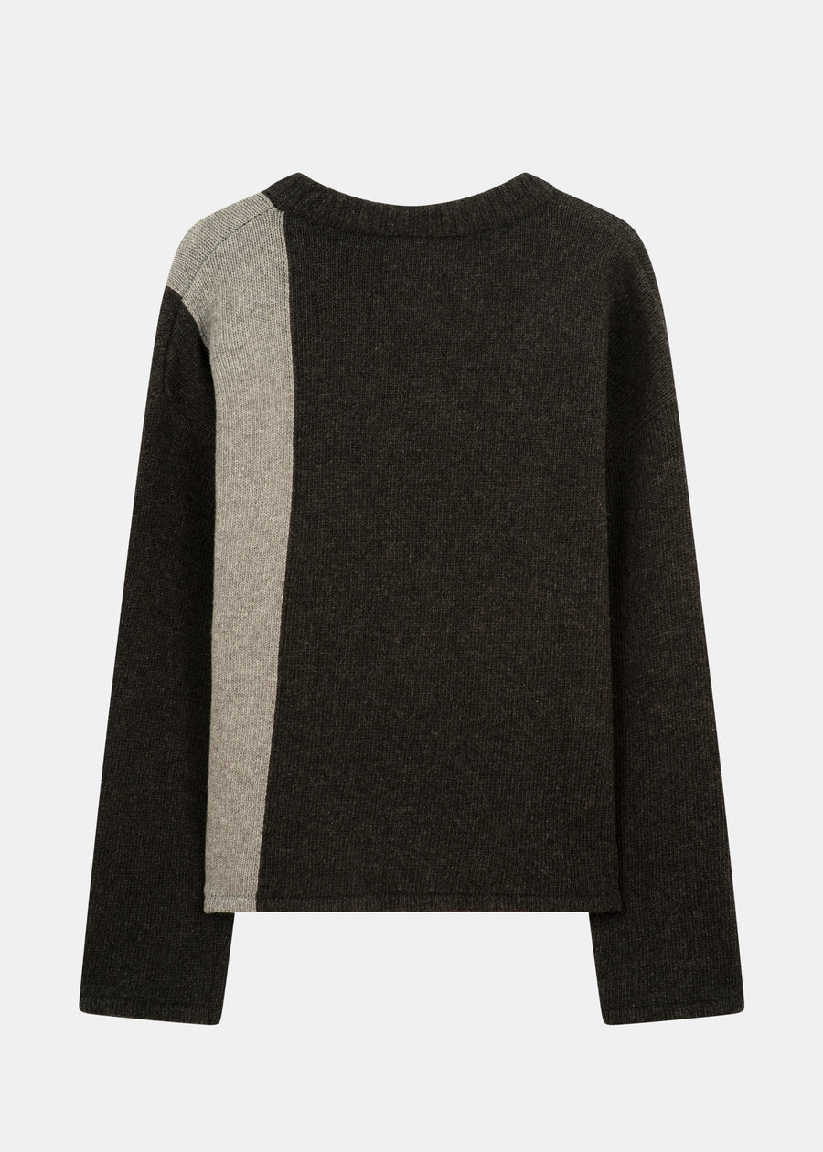 Jacquard-Sweater SLOOCK Anthracite