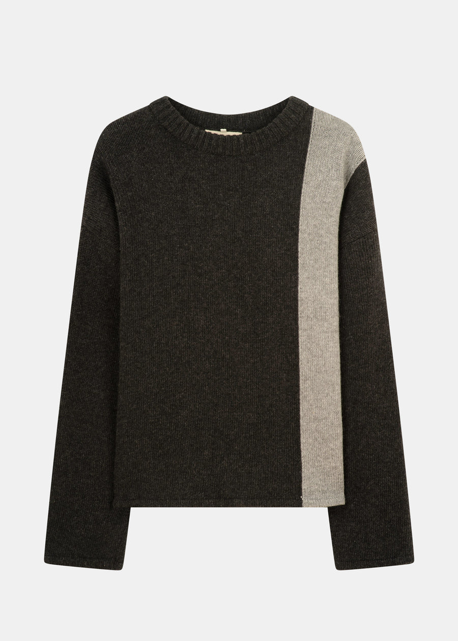 Jacquard-Sweater SLOOCK Anthracite