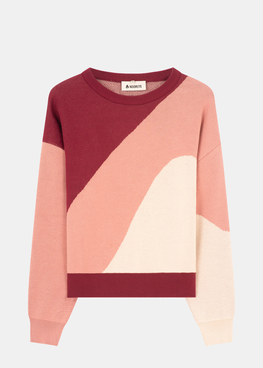 Jacquard-Sweater SPEEKER Krimizi/DuskPink/Sand