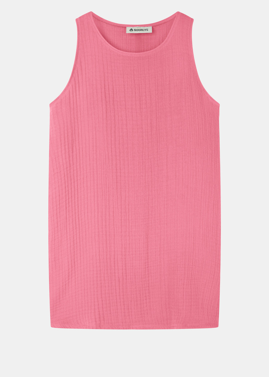 Musselin-Kleid HERMOSA FlamingoPink