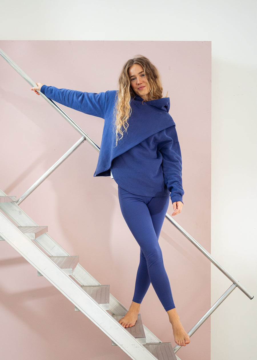 Bündel Hoodie VINGER SkipperBlue & Leggings BEEN