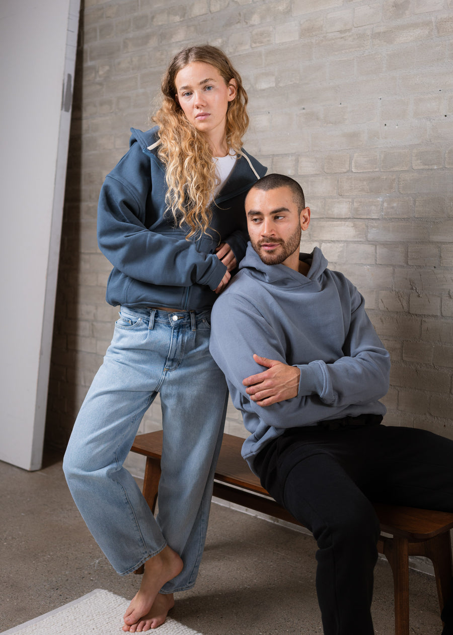 Heavy-Sweatjacke PUNDIG DarkSlate