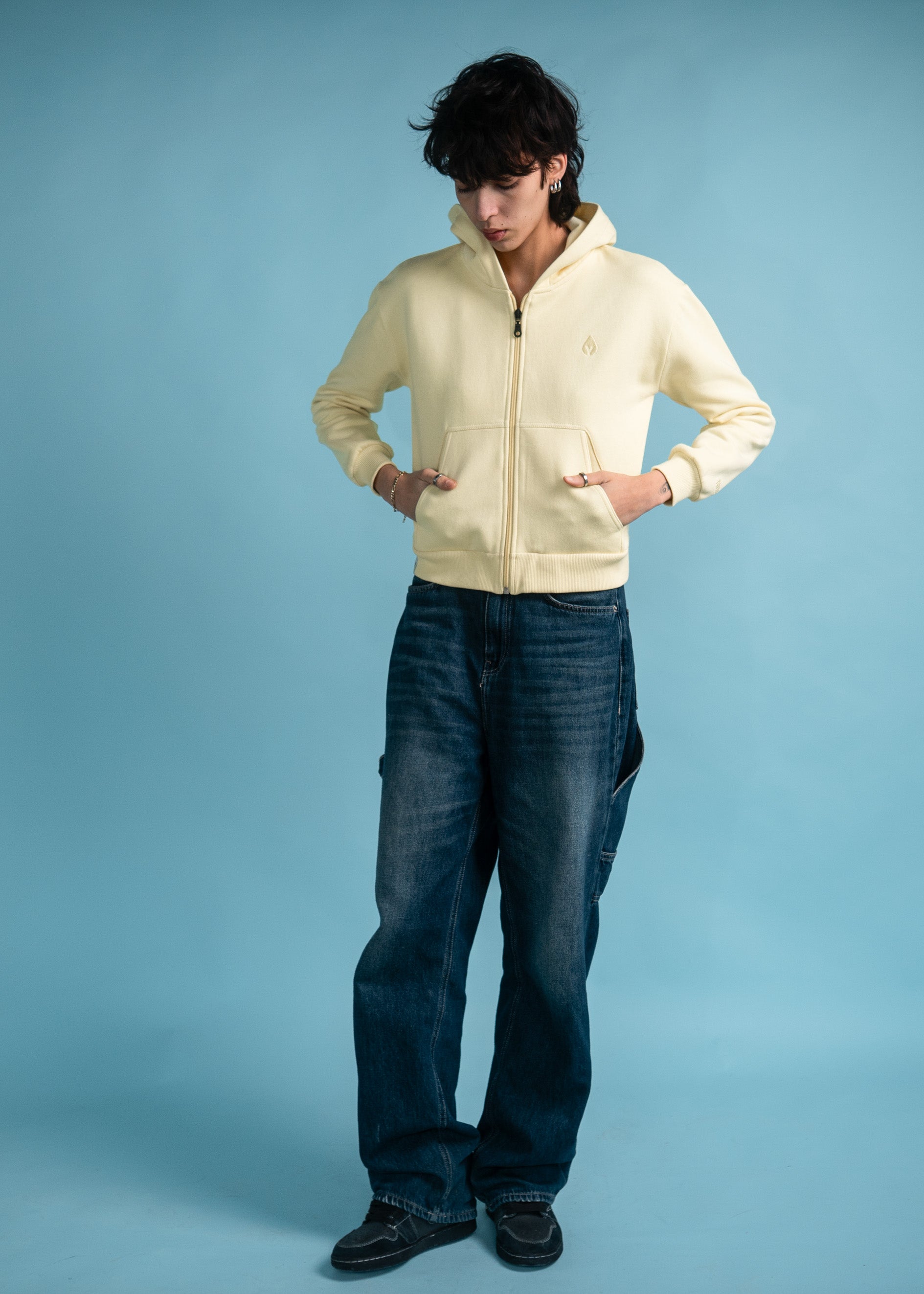 Sweatjacke WISPEL PaleBanana