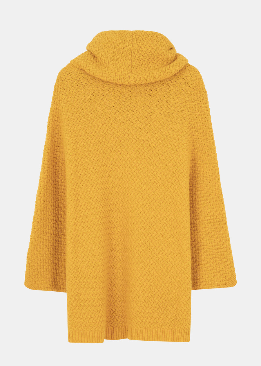 Strick-Poncho MUUS HoneyGold
