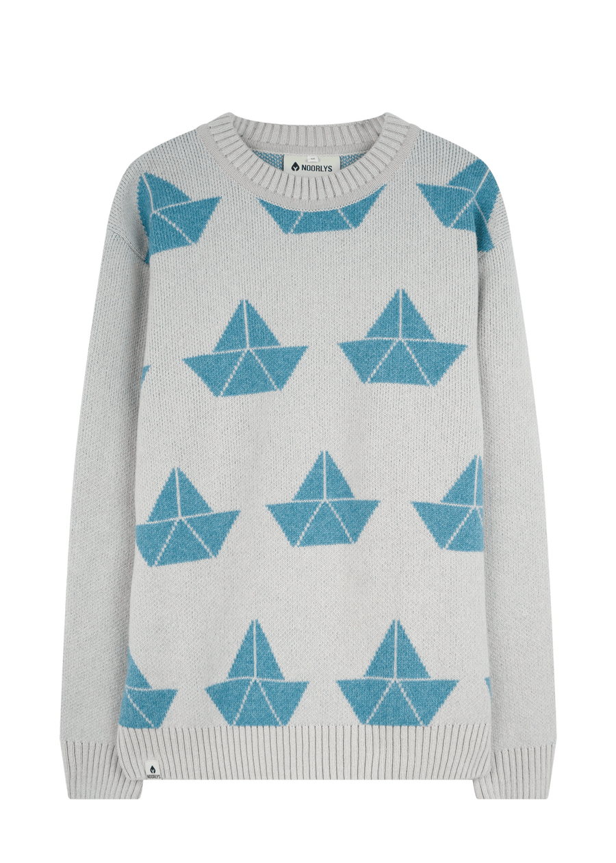 Knit sweater BÖNK OysterGrey
