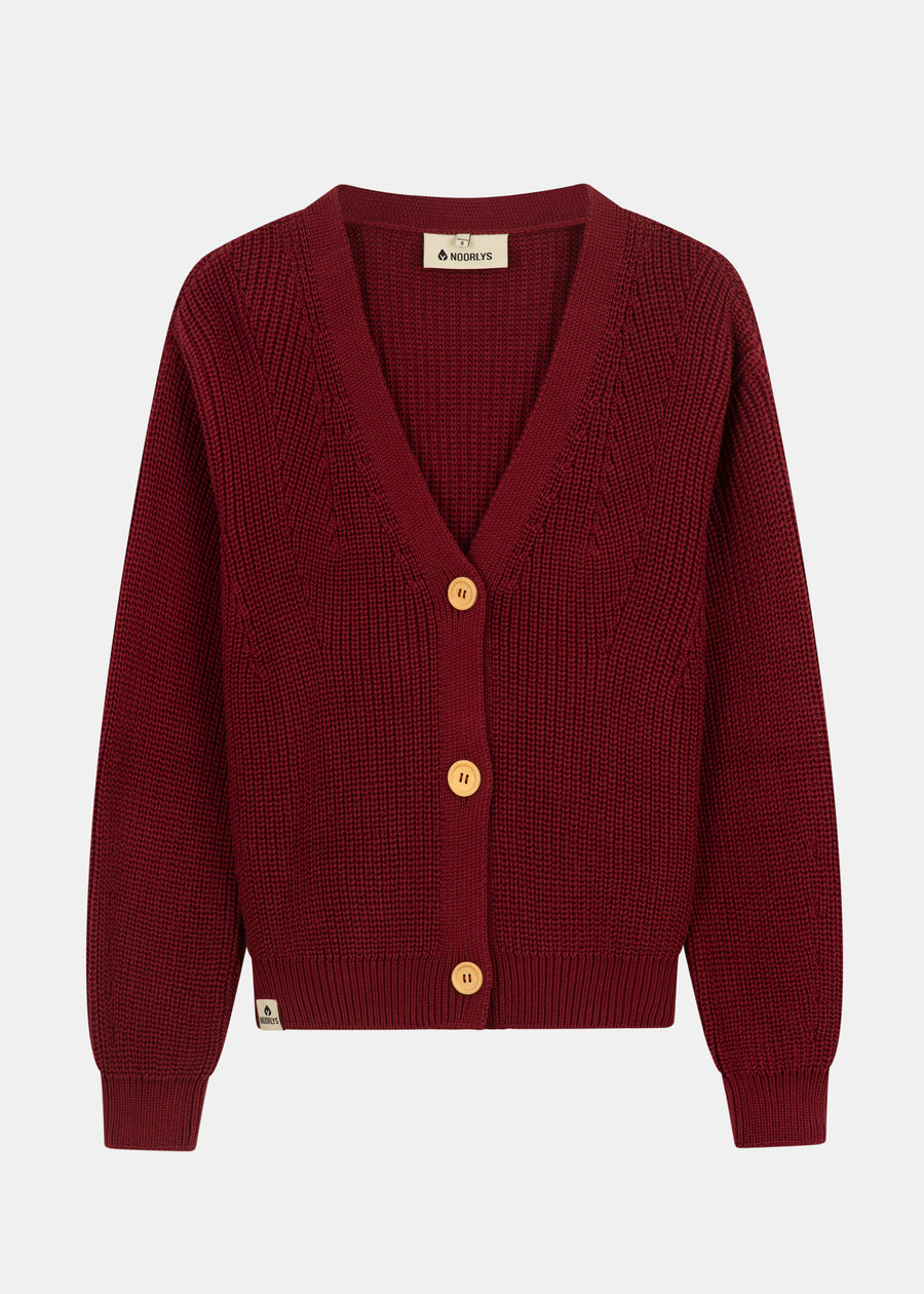 Strickjacke ANNALOTTA CabernetRed