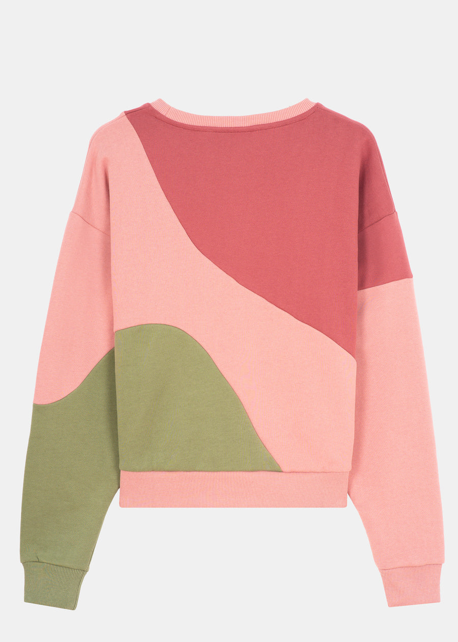 Sweater MUHMA AppleButter/OldRose/OilGreen