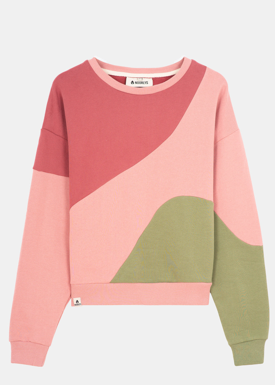 Sweater MUHMA AppleButter/OldRose/OilGreen