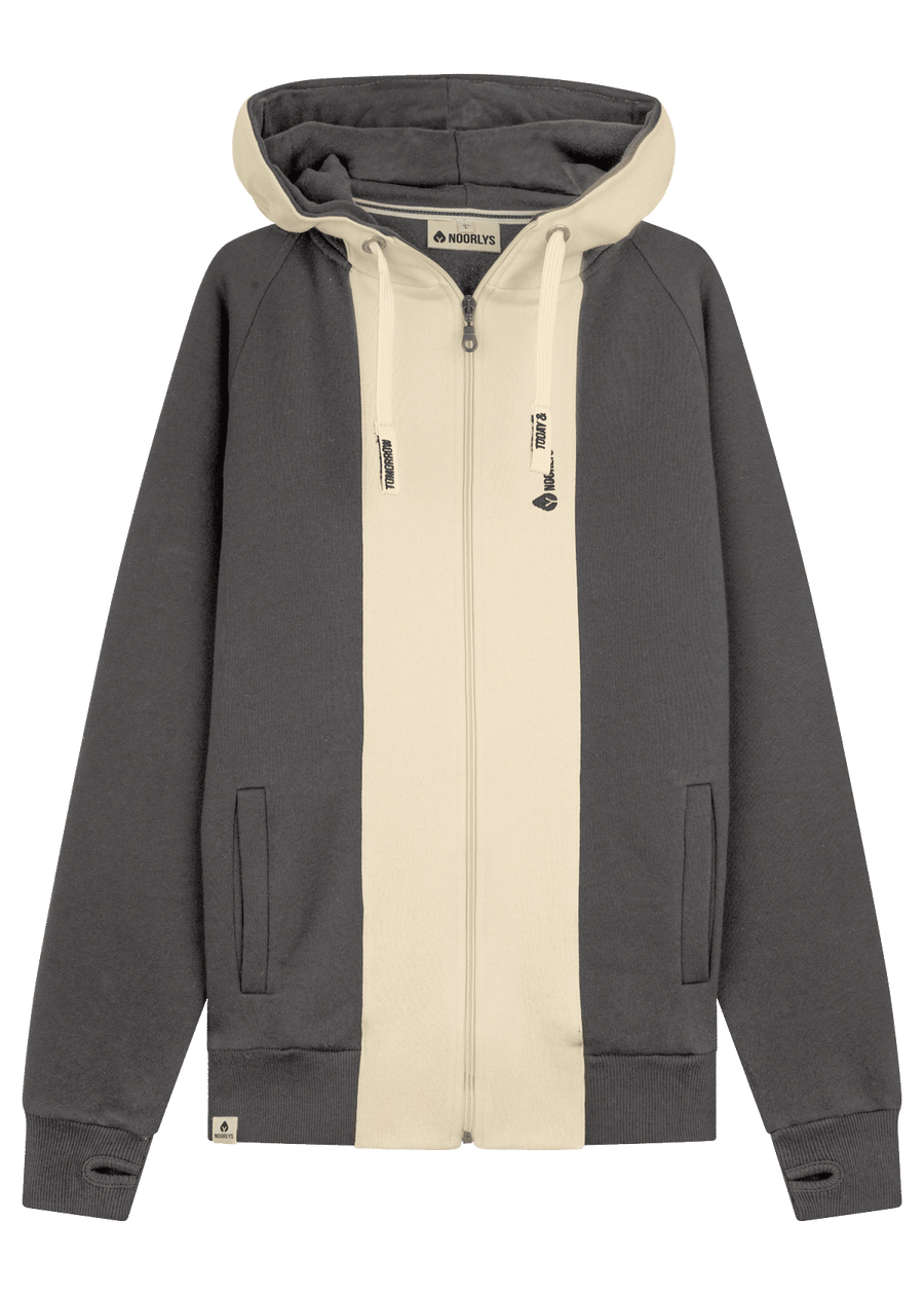 Sweat jacket STRIPPEN SmokedPearl/OysterGrey