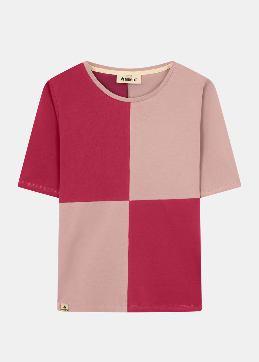 T-Shirt FIERNKANT Beaujolais/Mauve