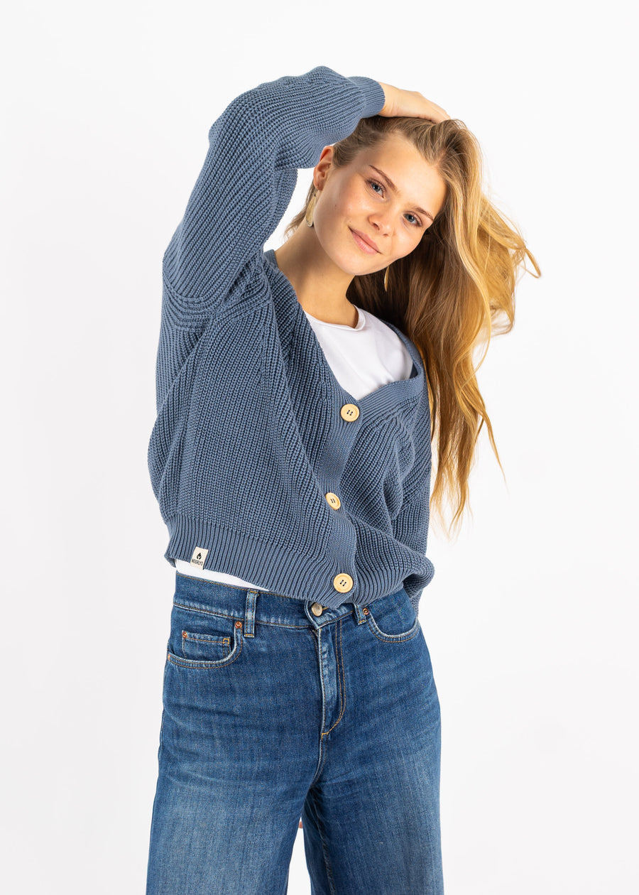 Unser Model Maike ist 176 cm groß und trägt Größe S.#