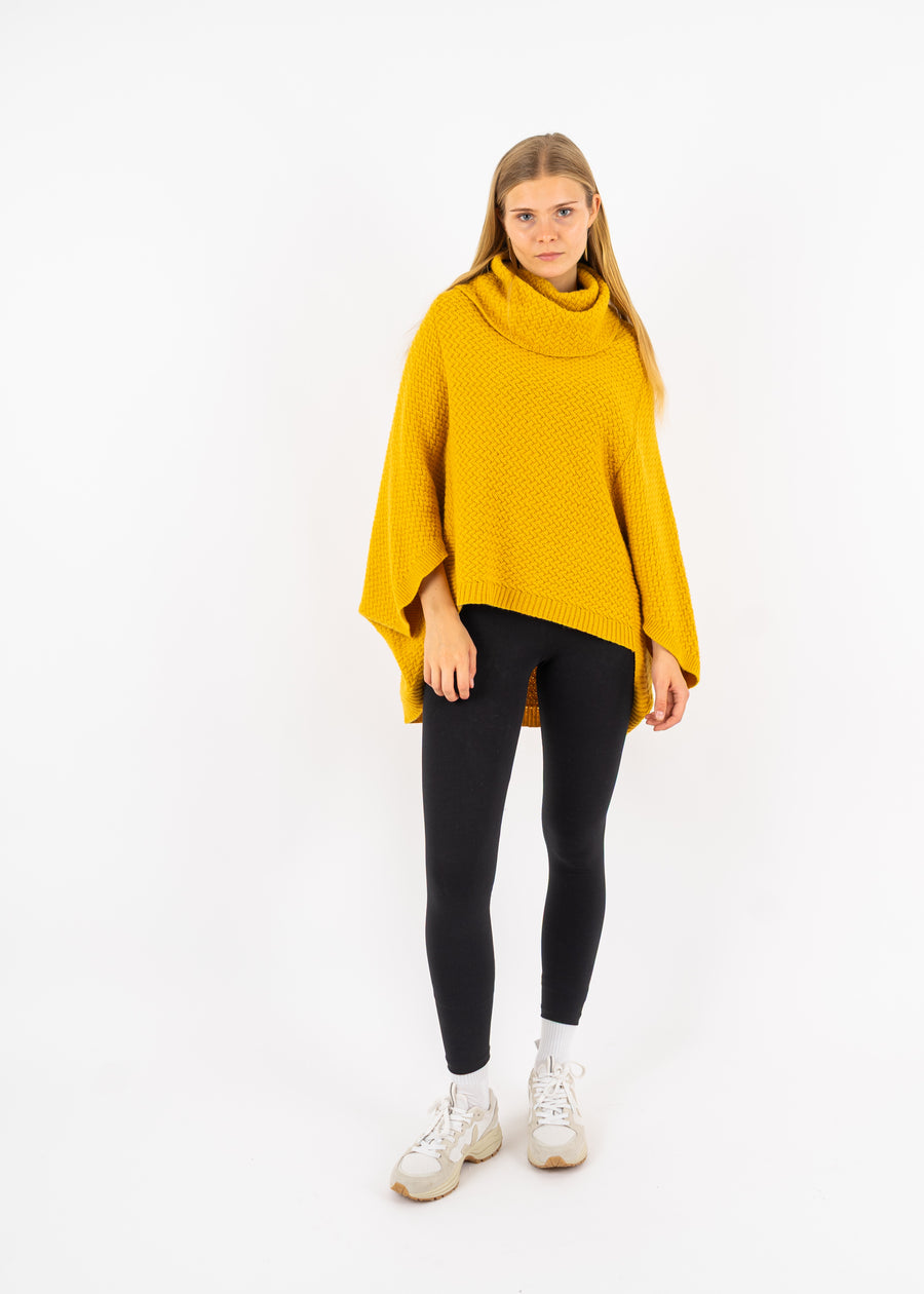 Bündel Poncho MUUS HoneyGold & Leggings GEEV Black