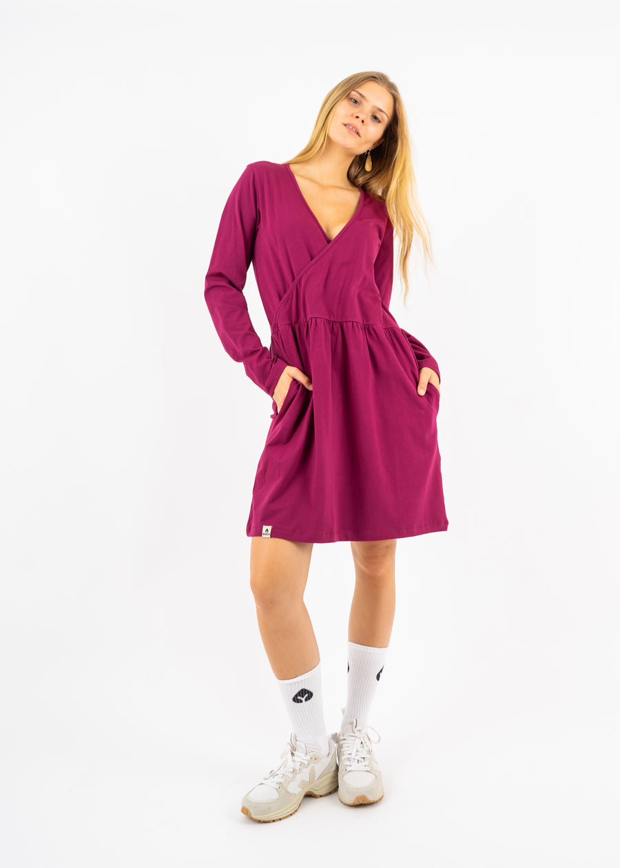 Unser Model Maike ist 176 cm groß und trägt Größe S.#