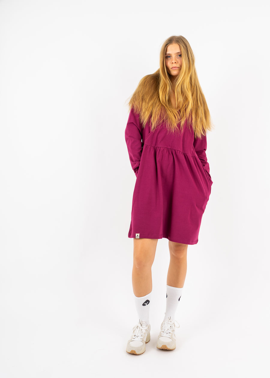 Unser Model Maike ist 176 cm groß und trägt Größe S.#