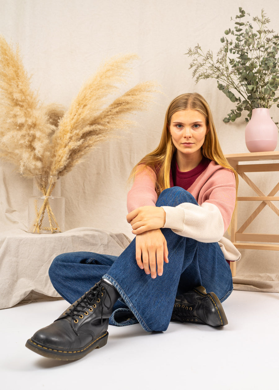 Unser Model Maike ist 176 cm groß und trägt Größe S.#