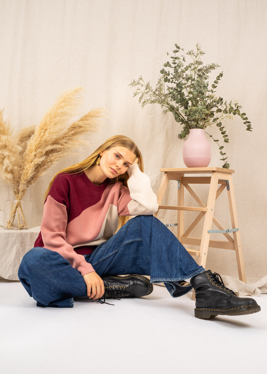 Unser Model Maike ist 176 cm groß und trägt Größe S.#