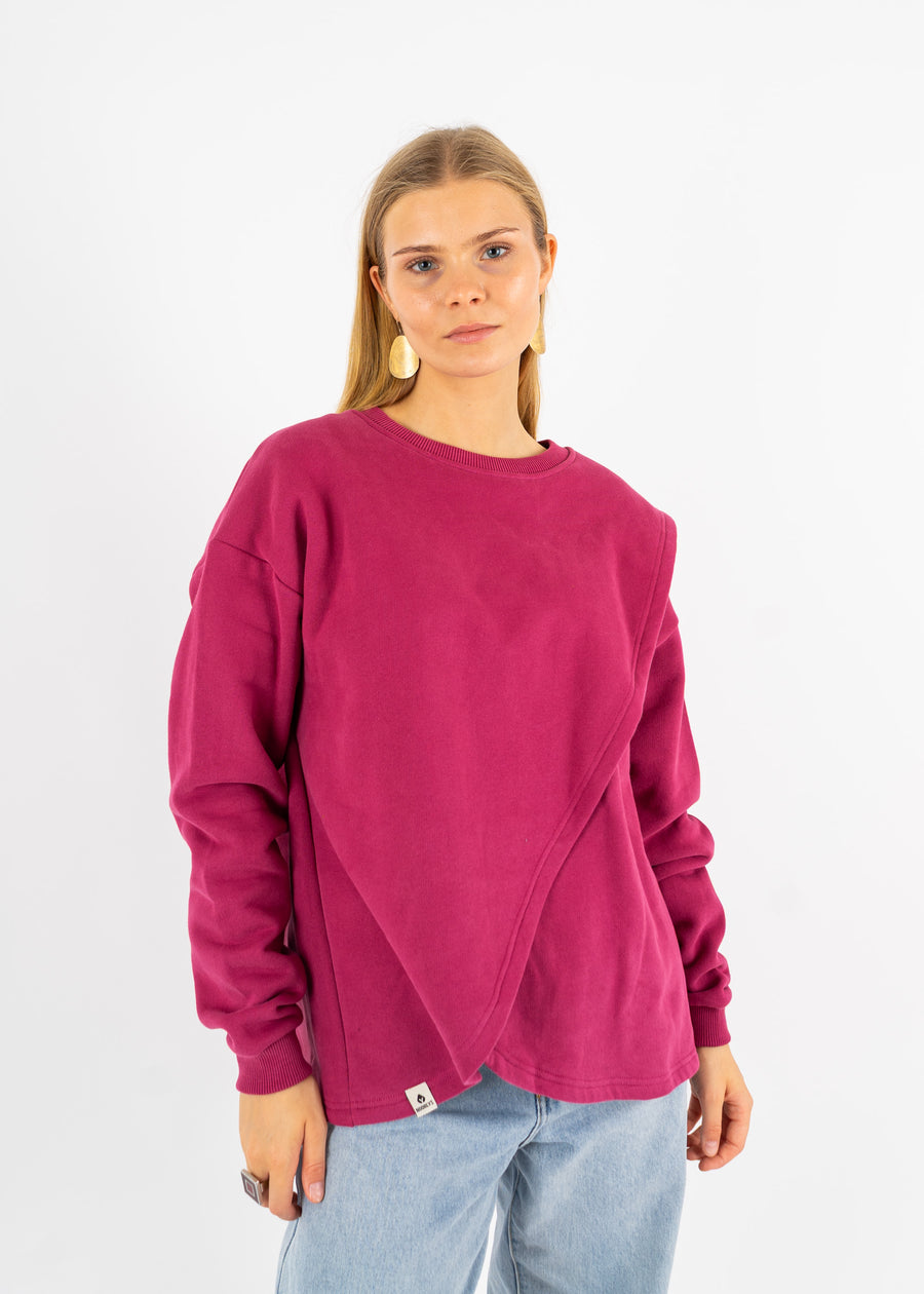 Unser Model Maike ist 176 cm groß und trägt Größe S.#